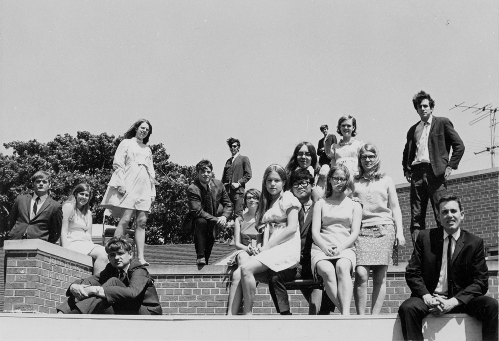 Senior Class at Scattergood Friends School 1969